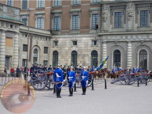 Relevo de la guardia en Estocolmo