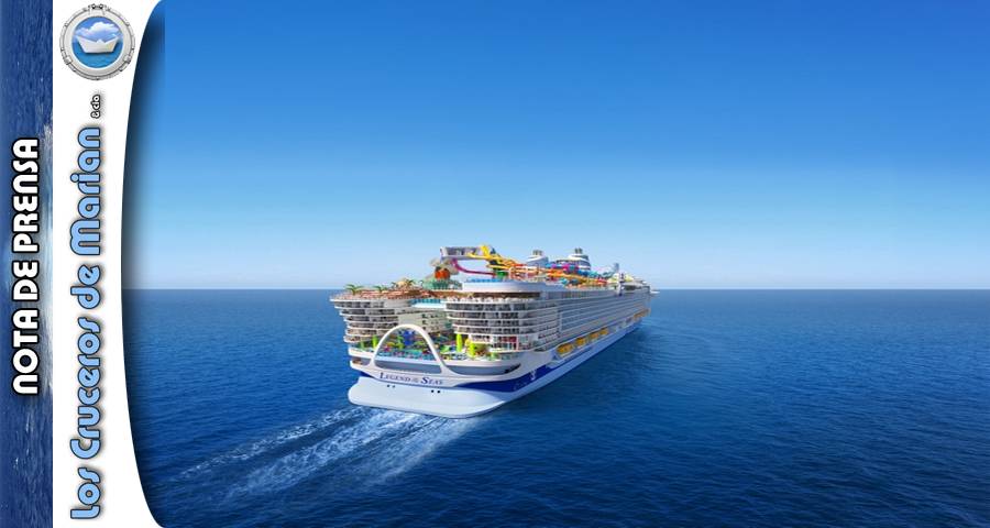 Royal Caribbean revela el nuevo Legend of The Seas con un nuevo nivel de experiencias familiares