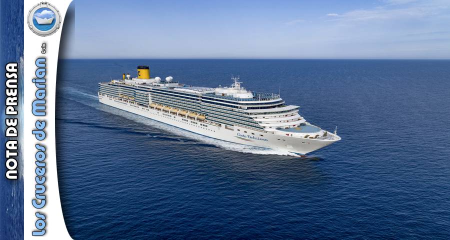 La vuelta al mundo 2026 de Costa Cruceros zarpa desde Barcelona a bordo del Costa Deliziosa