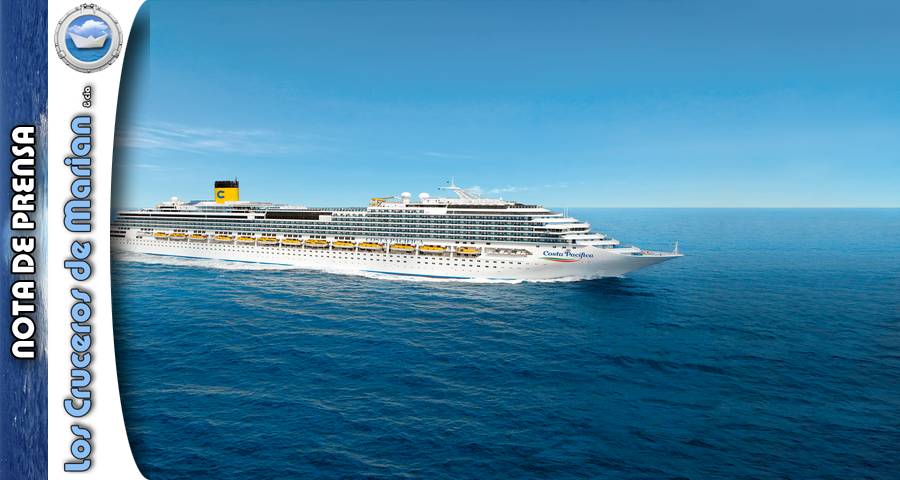 Costa Pacifica zarpará desde Alicante y Valencia a partir de abril