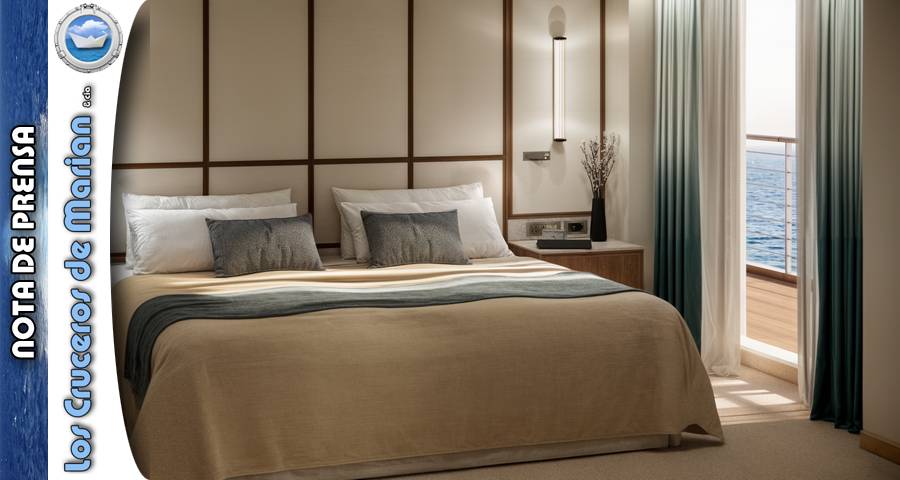 Crystal revela los diseños de las suites del Crystal Grace