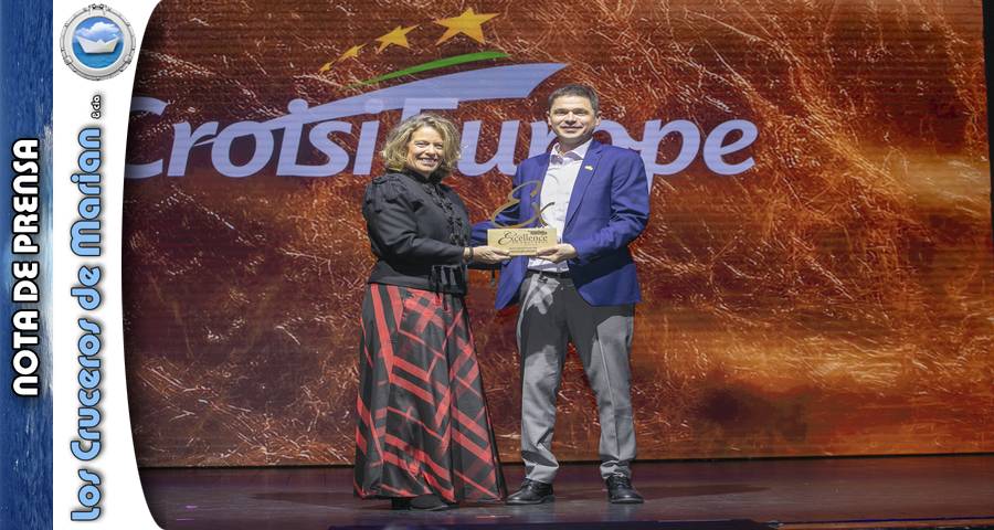 CroisiEurope recibe el Premio Excellence de Cruceros a la Mejor Compañía Fluvial 2025