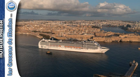 MSC Poesia Leaving Malta