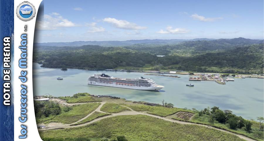 MSC Poesia completa el tránsito por el Canal de Panamá antes de su estreno por Alaska