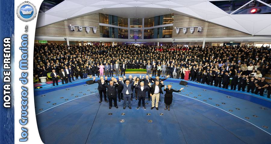 Royal Caribbean da oficialmente la bienvenida a Legend of The Seas a la revolucionara clase Icon, construida en colaboración con Meyer Turku
