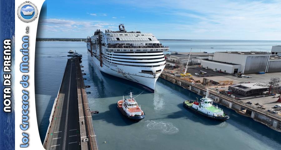 MSC Cruceros celebra la flotación de MSC World Atlantic, su próximo buque insignia en Estados Unidos