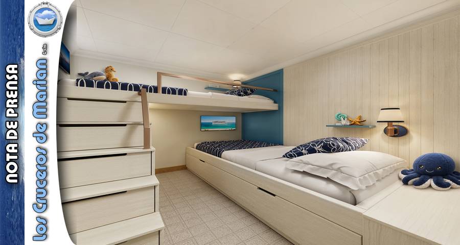 MSC Cruceros presenta una nueva villa para aquellas familias que deseen viajar juntas a bordo de MSC World Atlantic